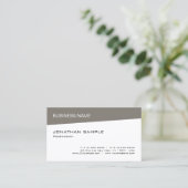 Berufliches modernes Designunternehmen Visitenkarte (Stehend Vorderseite)