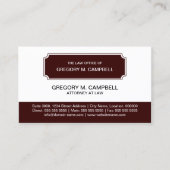 Berufliches modernes dunkelrotes visitenkarte (Vorderseite)