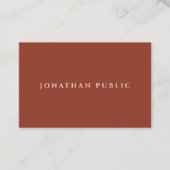 Berufliches, modernes, einfaches Design Elegante V Visitenkarte (Vorderseite)