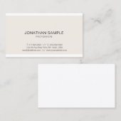 Berufliches, modernes, einfaches Design Visitenkarte (Vorne/Hinten)