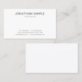 Berufliches, modernes, einfaches Design Visitenkarte (Vorne/Hinten)