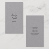 Berufliches, modernes, einfaches Schlichtes Premiu Visitenkarte (Vorne/Hinten)