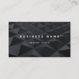 Berufliches modernes elegantes Metall geometrisch Visitenkarte