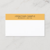 Berufliches modernes elegantes Template Minimalist Visitenkarte (Vorderseite)