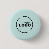 Berufliches, modernes Firmenlogo Button (Vorderseite)