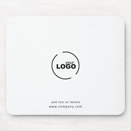 Berufliches, modernes Firmenlogo Mousepad (Vorne)