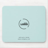 Berufliches, modernes Firmenlogo Mousepad (Vorne)