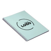 Berufliches, modernes Firmenlogo Notizblock (Rechte Seite)