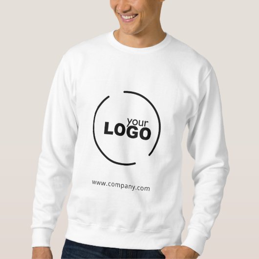 Berufliches, modernes Firmenlogo Sweatshirt (Vorderseite)