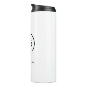 Berufliches, modernes Firmenlogo Thermosbecher (Nach rechts gedreht)