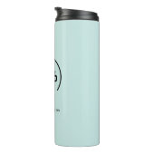 Berufliches, modernes Firmenlogo Thermosbecher (Nach rechts gedreht)