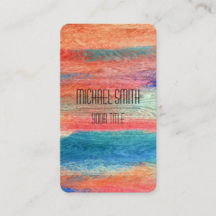 Berufliches, modernes Holzkörnchen #5 Visitenkarte