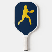 Berufliches, modernes, individuelles Logo Pickleball Schläger (Rückseite)