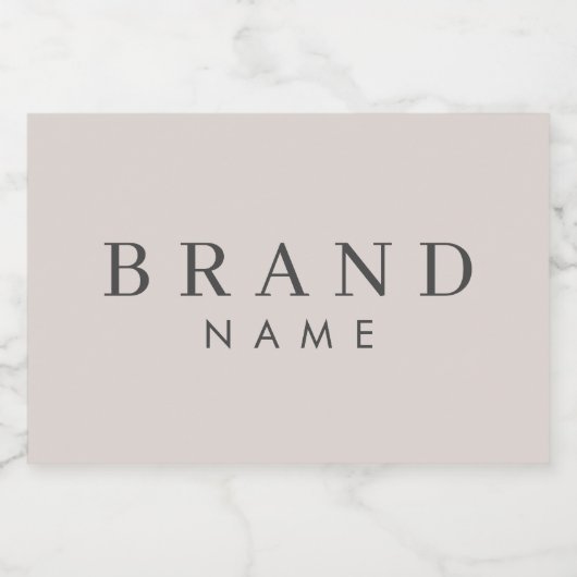 Berufliches, modernes Lebensmitteletikett (Einzelnes Label)