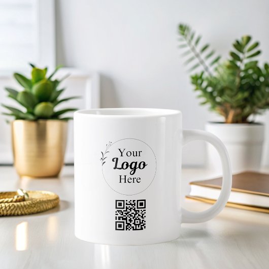 Berufliches, modernes Logo Jumbo-Tasse