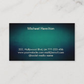 Berufliches modernes Malservice busi Visitenkarte (Rückseite)