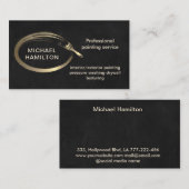 Berufliches modernes Malservice busi Visitenkarte (Vorne/Hinten)