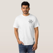 Berufliches, modernes Minimalistisches QR-Logo T-Shirt (Vorne ganz)