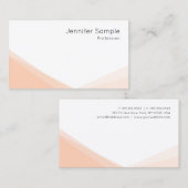 Berufliches modernes Minimalistisches Template Ele Visitenkarte (Vorne/Hinten)