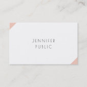 Berufliches modernes Minimalistisches Template Visitenkarte (Vorderseite)