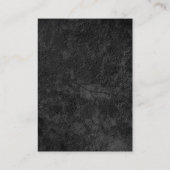 Berufliches, modernes Monogramm-Graumuster Visitenkarte (Rückseite)