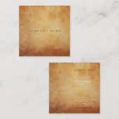 Berufliches, modernes Premium Textur Luxus Quadratische Visitenkarte (Vorne/Hinten)