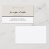 Berufliches modernes sauberes kreatives visitenkarte (Vorne/Hinten)