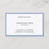 Berufliches modernes, schlichtes Design Schlicht Visitenkarte (Vorderseite)