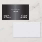 Berufliches modernes schlichtes visitenkarte (Vorne/Hinten)