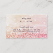 Berufliches, modernes Schmetterlingstich Visitenkarte (Rückseite)