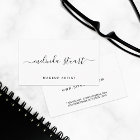 Berufliches, modernes Script schwarz und weiß