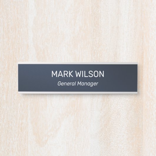 Berufliches modernes Türzeichen Türschild (Vorderseite )