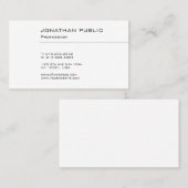 Berufliches, modernes und elegantes Design Schlich Visitenkarte (Vorne/Hinten)