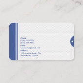 Berufliches, modernes und Personalisiertes Unterne Visitenkarte (Rückseite)