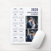 Berufliches modernes | zwei Kalender des Foto-2020 Mousepad (Mit Mouse)
