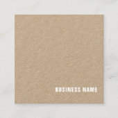 Berufliches Monogram Design Elegant Schlicht Luxus Quadratische Visitenkarte (Vorderseite)