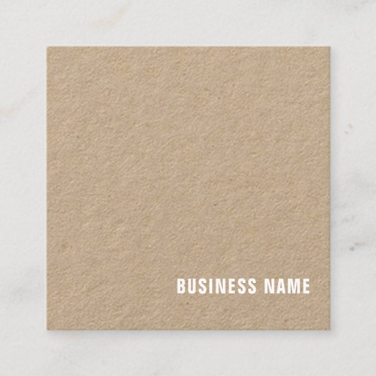 Berufliches Monogram Design Elegant Schlicht Luxus Quadratische Visitenkarte (Vorderseite)