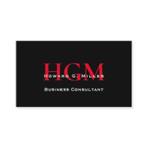 Berufliches Monogramm-Logo für Unternehmen, schwar