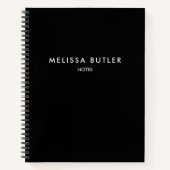 Berufliches Monogramm Minimalistisch Notizblock (Vorderseite)