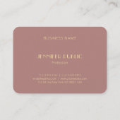 Berufliches Monogramm Modernes elegantes Template Visitenkarte (Rückseite)