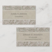 Berufliches Muster der grünen Blüte Visitenkarte (Vorne/Hinten)