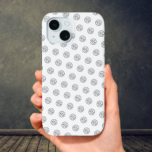 Berufliches Muster-Logo Modern White Case-Mate iPhone Hülle