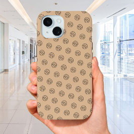 Berufliches Muster Logo Moderne rustikale Architek Case-Mate iPhone Hülle