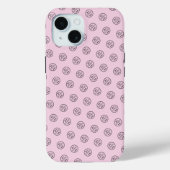 Berufliches Muster-Logo Modernes Rosa Case-Mate iPhone Hülle (Rückseite)