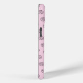 Berufliches Muster-Logo Modernes Rosa Case-Mate iPhone Hülle (Rückseite / Rechts)