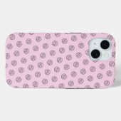 Berufliches Muster-Logo Modernes Rosa Case-Mate iPhone Hülle (Rückseite (Horizontal))