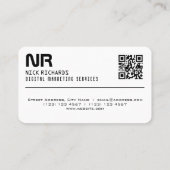 Berufliches Neonabdeckungsgrün der modernen Art Visitenkarte (Rückseite)