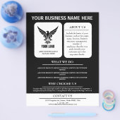 Berufliches neues Logo für die Werbung in Unterneh Flyer (Einzeln)