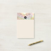 Berufliches, neutrales Logo für Unternehmen 4x6 Post-it Klebezettel (Auf Schreibtisch)