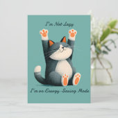 Berufliches Nickerchen Taker Funny Sleeping Chat Ankündigung (Stehend Vorderseite)